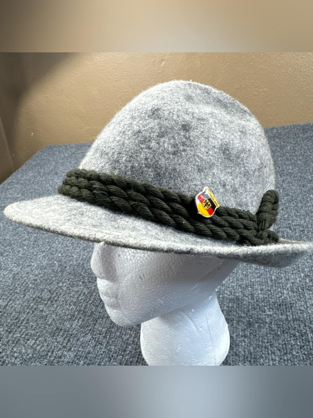 Bayerland FGM Vintage Tyrol German Bavaria Alpine Hat Size 59